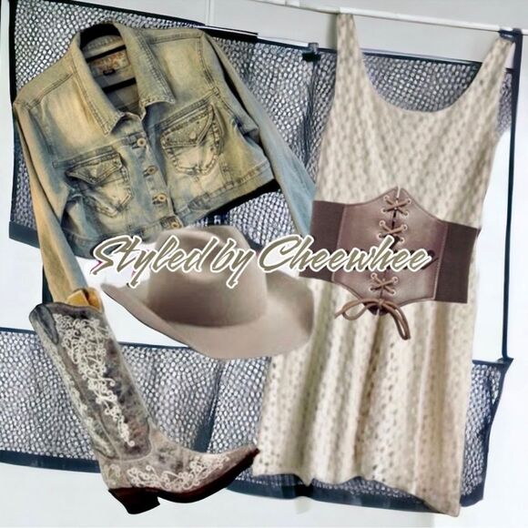 Anthropologie Lily Rose Dress Ivory Lace Fit & Flare Mini Size Small Euro Summer - Picture 10 of 16